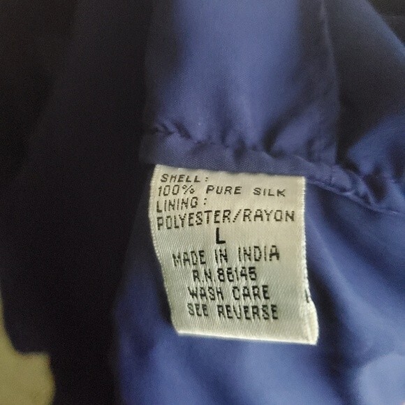 Beaded blue sleeveless sparkle top vintage - Picture 4 of 12